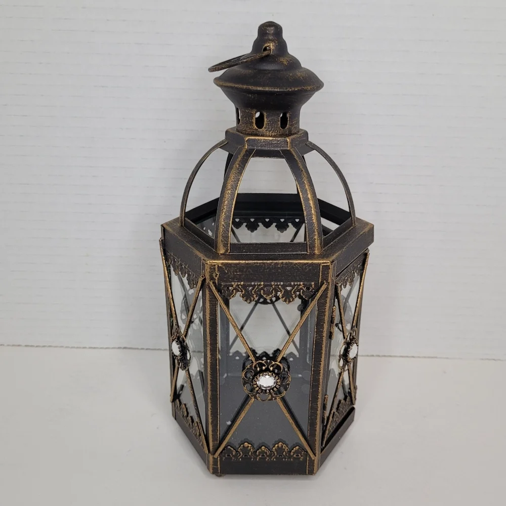 Pier 1 Victorian Style Candle Lantern Candleholder NWOT